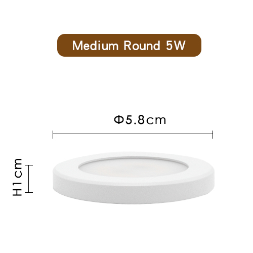 LED Downlight Mini Spot light Wall Surface Mounted Lamp 3W 5W 7W Panel Light Home Decor Cabinet Closet Indoor Lighting 220V 240V: changeable / 6w