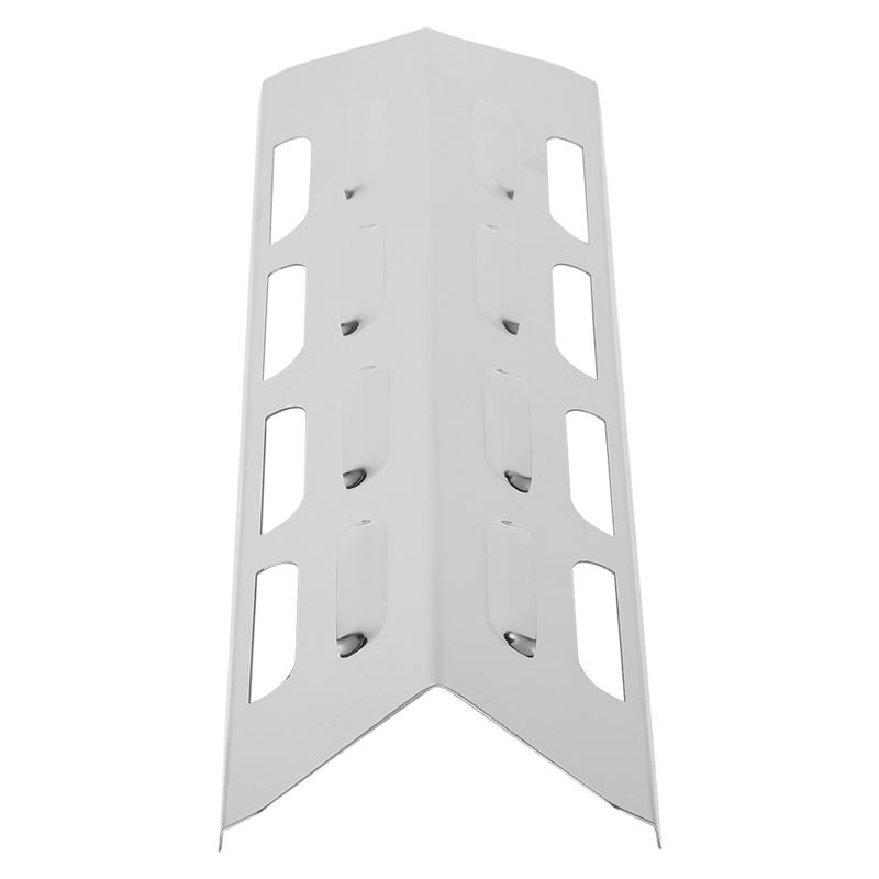 4 Pieces Stainless Steel Heat Plate Shield Flame Tamers Burner Cover Outdoor BBQ Heat Tent Gas Grill Replacement Parts Camping