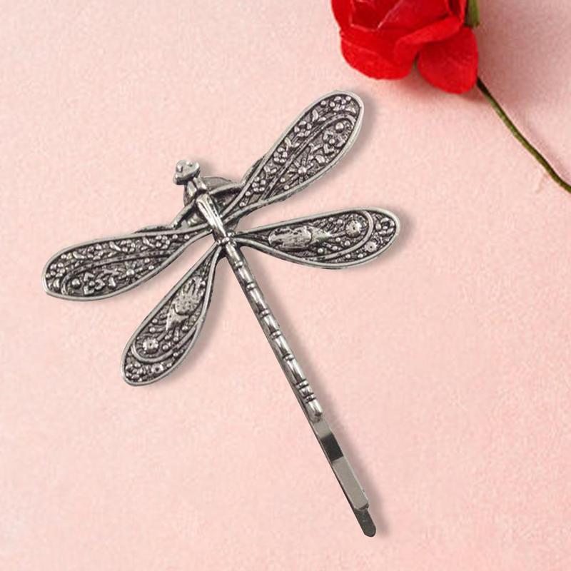 Pince à cheveux libellule Vintage, épingles à cheveux, accessoires pour coiffure de mariée, pince transparente pour cheveux, 1 pièce