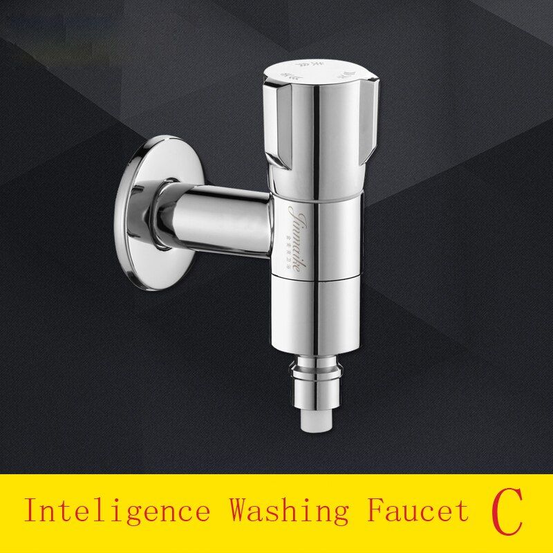 Alle-kupfer intelligente waschmaschine wasserhahn automatische wasser halt pulsator trommel Universal- wasserhahn leck-beweis und flut-beweis: C Typ