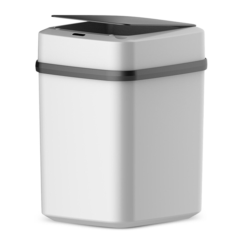 10l sensor inteligente automático inteligente lata de lixo tampa dustbin detector de movimento cozinha quarto de poupança de energia sem ruído lixo bin: Default Title