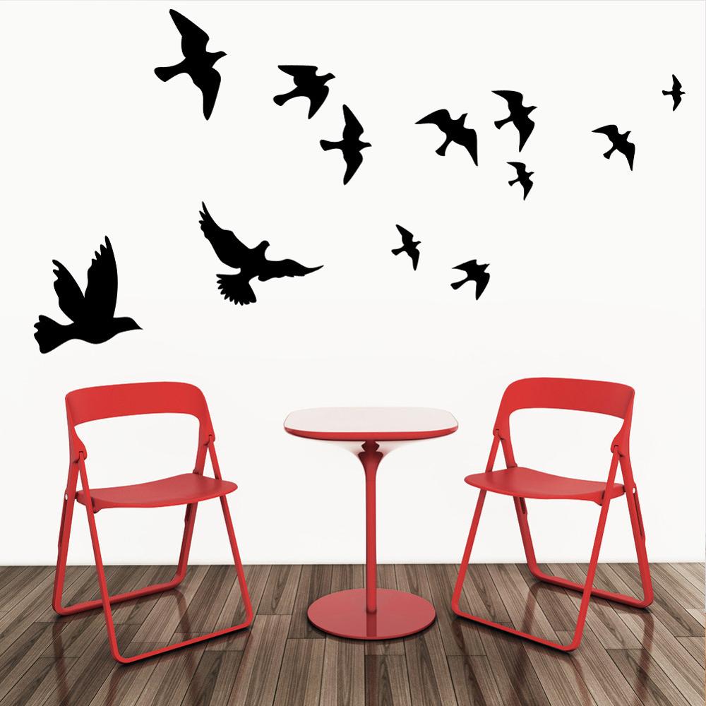 Tree Birds Vinyl wall Stickers For Home Wall Decor Stickers On The Wall Decals Living Room Decor