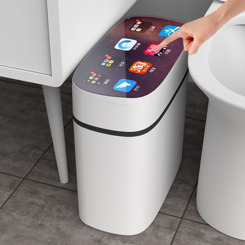 Smart Trash Can Intelligent Sensor Dustbin Electric Automatic Rubbish Can Waterproof Dustbin Household Kitchen Toilet Bin
