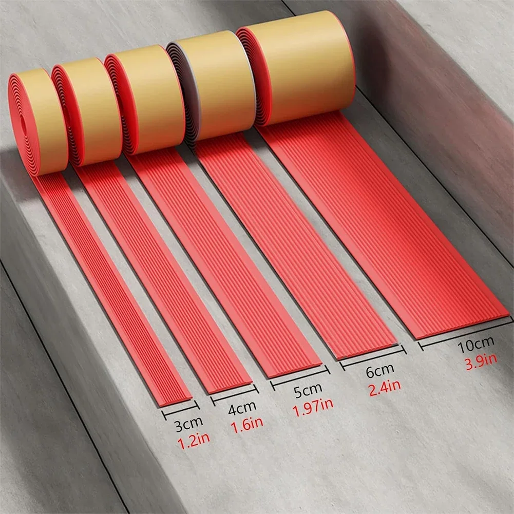 Trappekant skridsikre trappetrin indendørs udendørs hjem skoler pvc klæbende skridsikker strimmel børnehave trappekant lukning