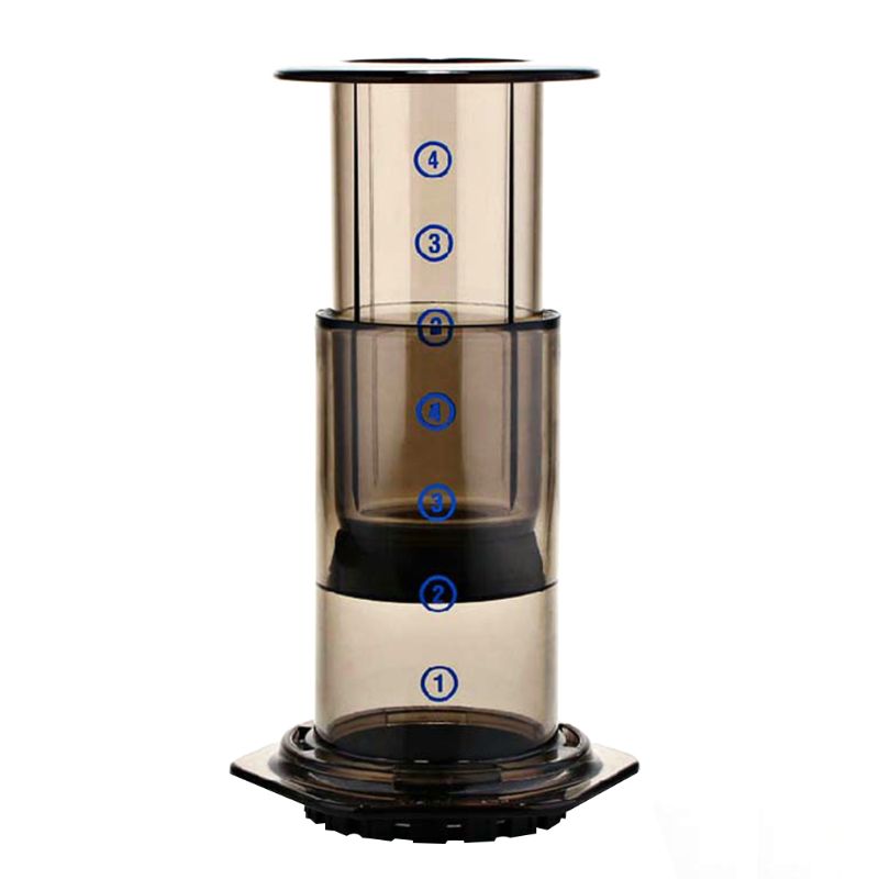 Filterglas espresso kaffemaskine bærbar cafe fransk presse café kaffekande til aeropress maskine  e7cb