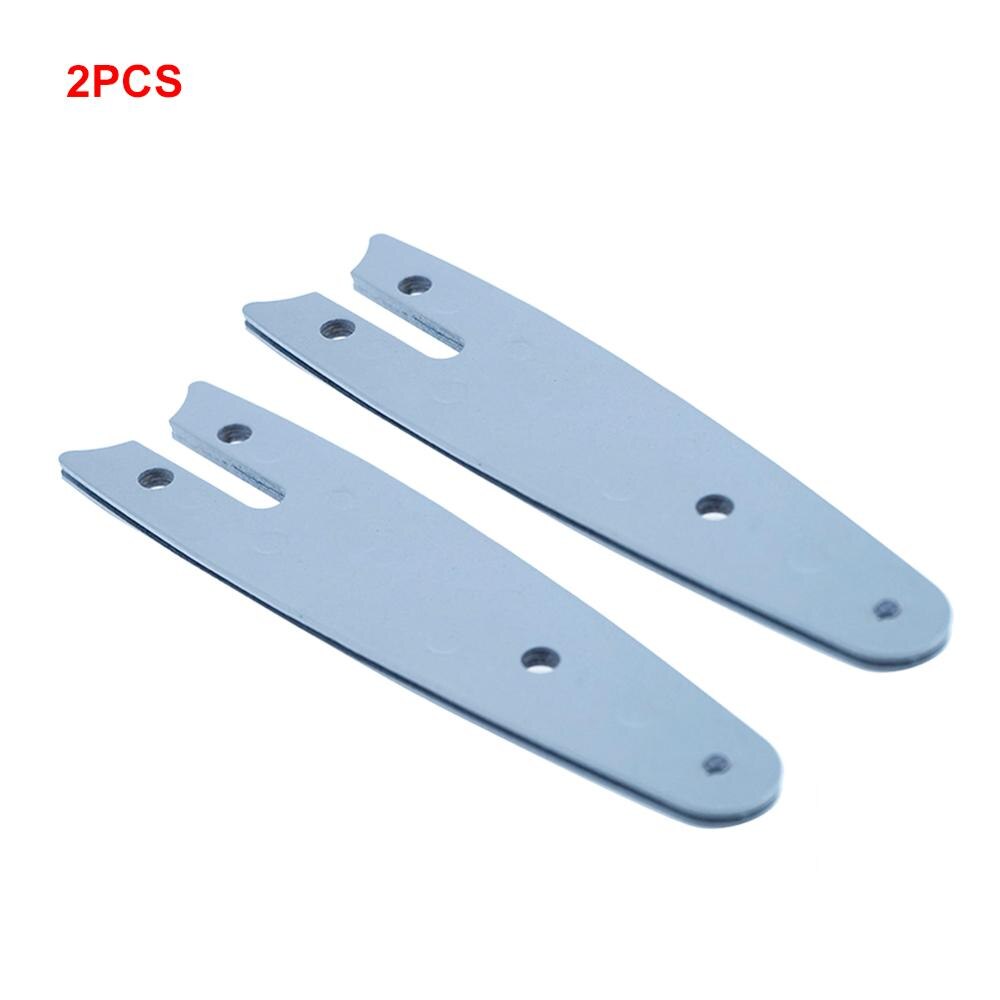 2pcs Chainsaw Chain 4 Inch Mini Steel Chainsaw Chain Lightweight Guide Chain Suitable for 4 Inch Cordless Electric Chainsaw: Guides