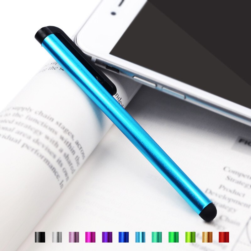 10 Stks/partij Capacitieve Touchscreen Stylus Pen Voor Samsung Galaxy Ipad Air Mini 1 2 3 4 Android Telefoon Tablet metalen Stylus Potlood