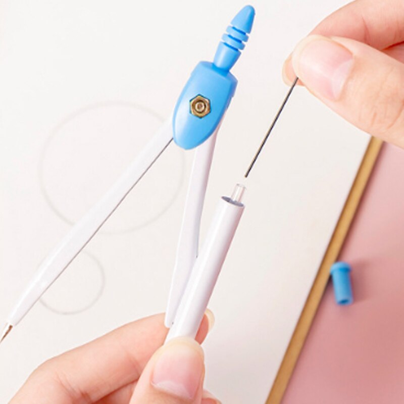 1PCS Metal Compass Set Multifunctional teaching and practical drawing measurement tool Stationery Office Supplies