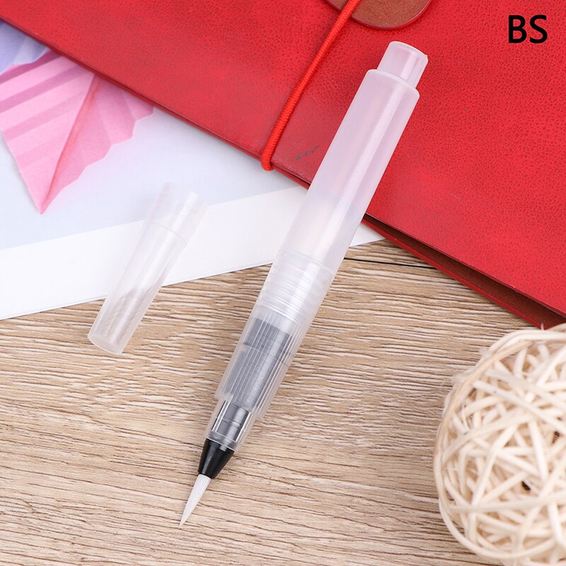 Refillable Paint Brush Water Color Brush Soft Watercolor Brush Ink Pen For Painting Calligraph Drawing Art Supplies: BS