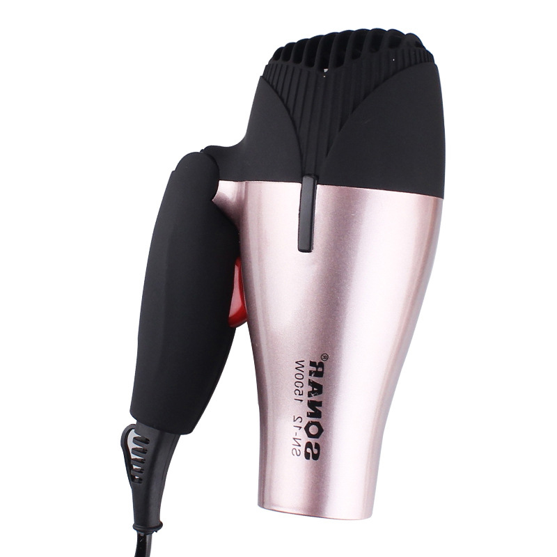 SONAR – sèche-cheveux pliable de , petit appareil, buse pour salon de coiffure