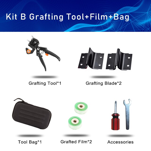 Vaccination Secateurs Grafting Machine Garden Tools with 2 Blades Tree Grafting Tools Secateurs Scissors Pruner Shear PROSTORMER: PTHT016C PTHT016B x2