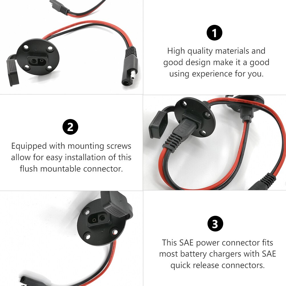 4 Sets Duurzaam Nuttig Sae Quick Connect Plug Zonnepaneel Mount Connector Sae Power Connector