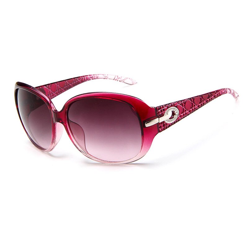 HUHAITANG Oval Sunglasses Women Oversized Outdoor Sunglass Shades For Womens Big PC Sun Glasses: Gradient Purple