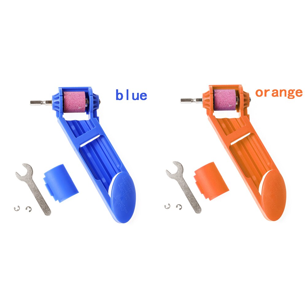 1set Portable Corundum Grinding Wheel Bit Sharpener Titanium Drill Powered Tool Drill Bit Sharpener Durable Abrasive Accessories