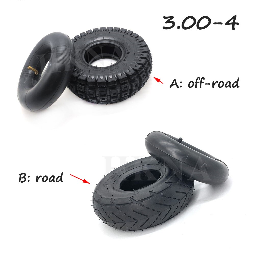 Chambre à air de 10 pouces 3.00 à 4 (260x85) pour pneus Razor E300, GO-KART, Dolly utilitaire, Scooter électrique/gaz