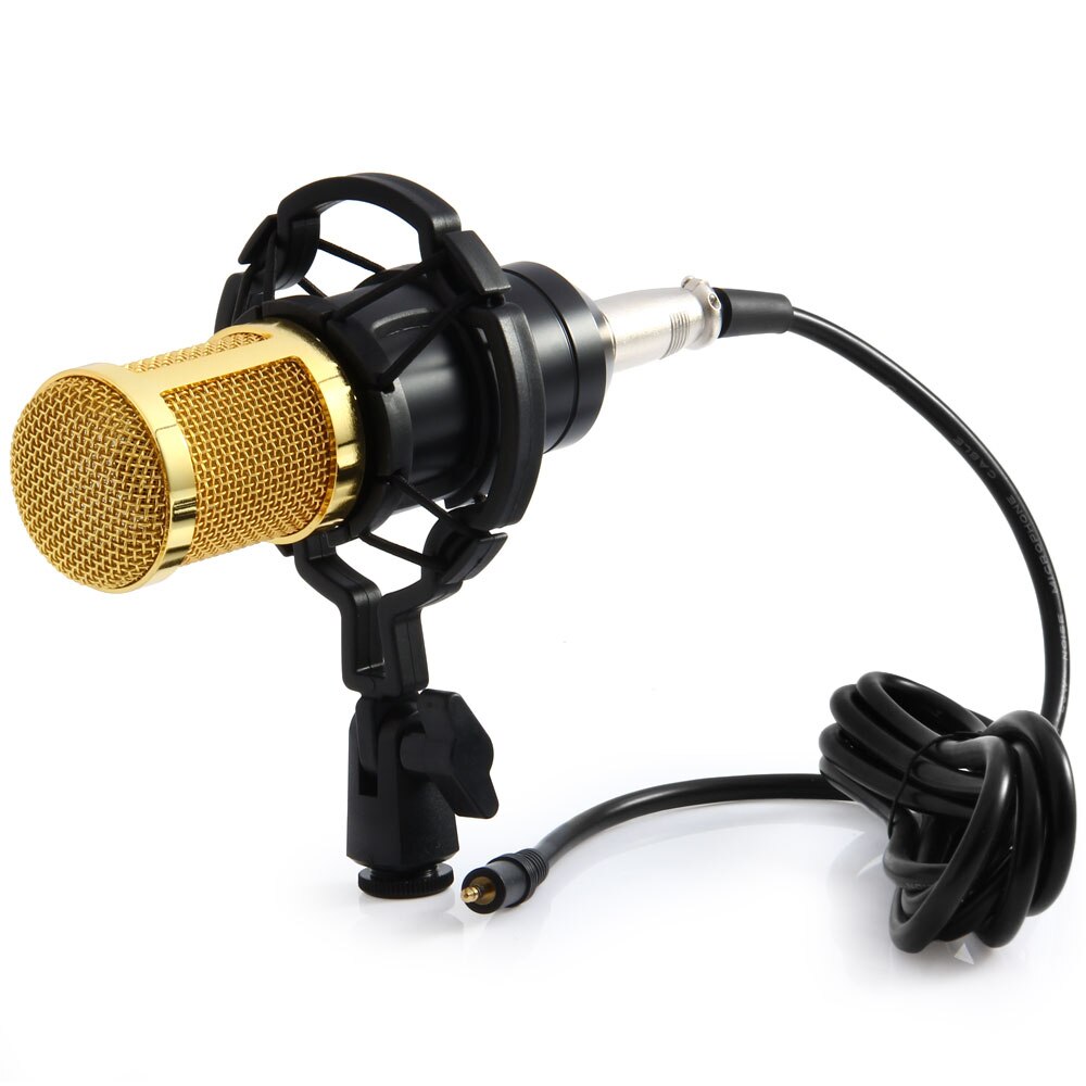 Zeepin BM-800 condensateur dynamique micro filaire micro Studio de son pour Kit d'enregistrement KTV karaoké avec support de montage anti-choc Mikrafon