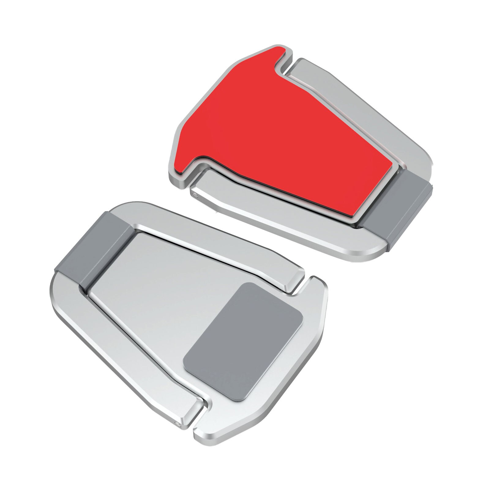 1 paar unsichtbare, tragbare, faltbare mini-laptopständer mit kühlfunktion, leichter, rutschfester aluminiumlegierungsständer, ergonomischer erhöhung