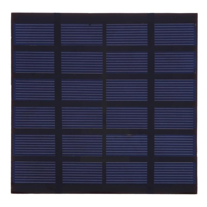 1.5W 6V Polycrystalline Silicon PET Laminated Processing Solar Cell Panel Mini Solar System DIY For Battery Cell Phone Chargers