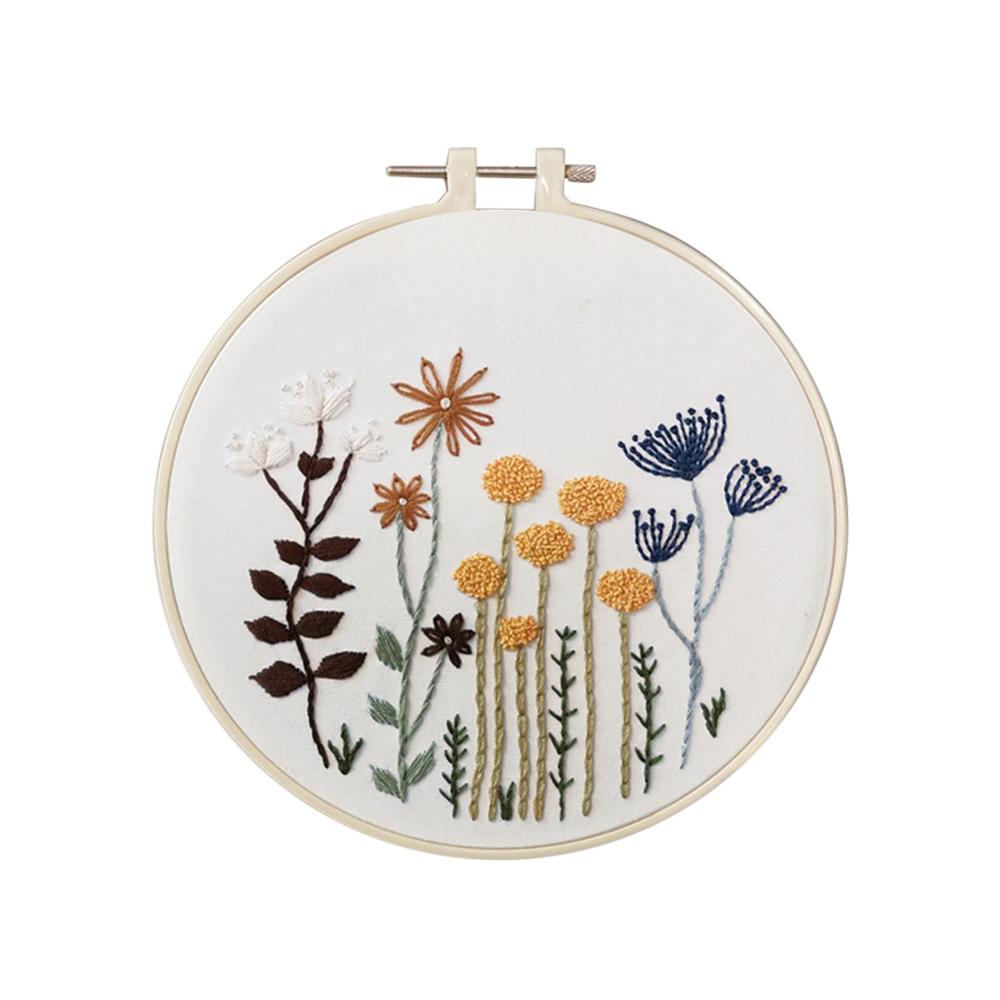 Broderi diy nybegynder materiale pakke blomster mønstre korssting kits håndlavet korssting serie kunst håndværk syning dekor: S304