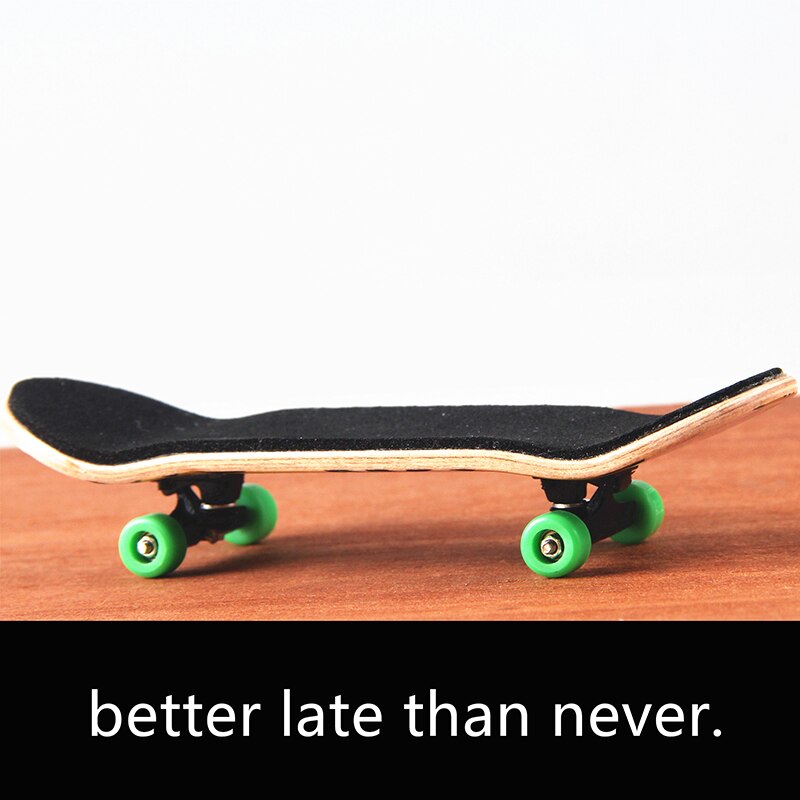 Canadisk ahorn kongeblåt finger skateboard fødselsdag gribebrætter træ finger skate boards nikkel lejer