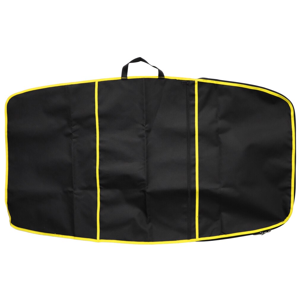 Bolsa de transporte para Bodyboard de Surf de lujo, de 49 cubierta duradera "x 28", bolsa de equipo para Bodyboard y Surf con bolsillo frontal: Yellow 