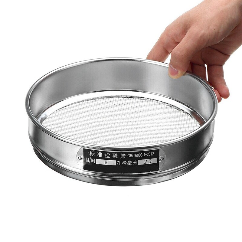 2 Pcs Heavy Duty Garten Rätsel Sieb Mesh Boden Sichten Kompost Samen Tablett Gartenarbeit Werkzeug-8 (2,5mm) & 10 (2mm)