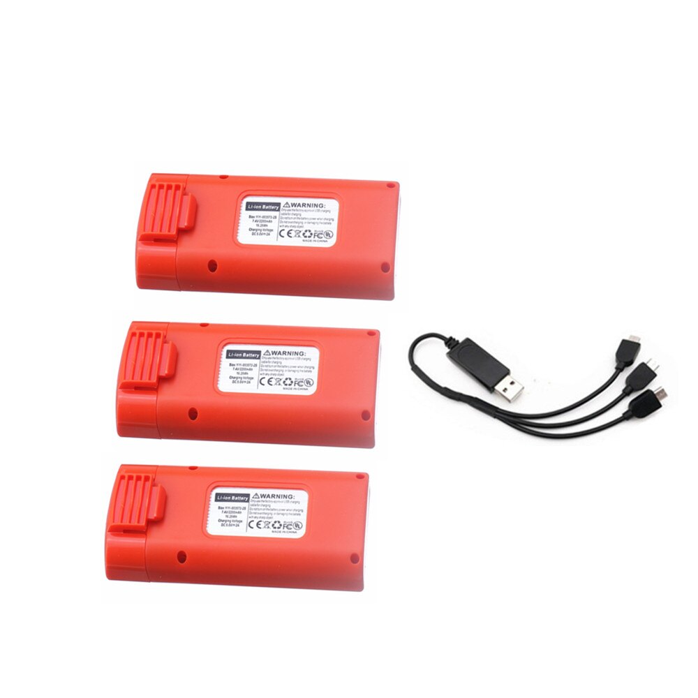 7.4V 2200mAh Lipo Battery and Charger Set For SG108 SG-108 RC Quadcopter Spare Parts 7.4V Rechargeable Battery