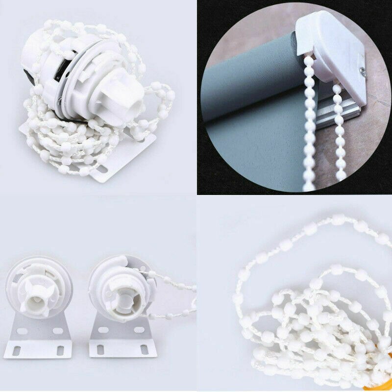 28mm/38mm Manual Roller Blinds Shutter Accessories Home Decorative Bead Chain Curtain Clutch Window Roller Vertical Blind Shade