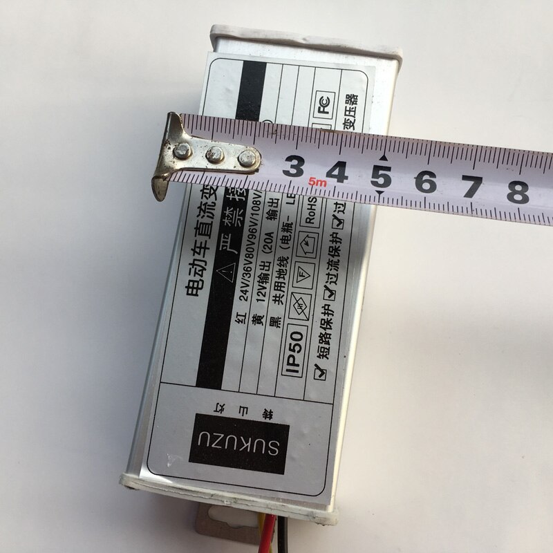 250 W 20A Auto Elektrische fiets 108 V 96 V 80 V 72 V 64 V 60 V 48 V 36 V 24 V naar 12 V spanning down DC Power converter buck regulator adapor