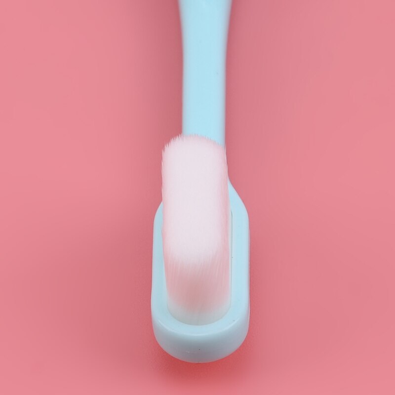 Kindertandenborstel schattig eenvoudig stijl plastic zachte haar tandenborstel antislip draagbare tandenborstels voor kinderen baby