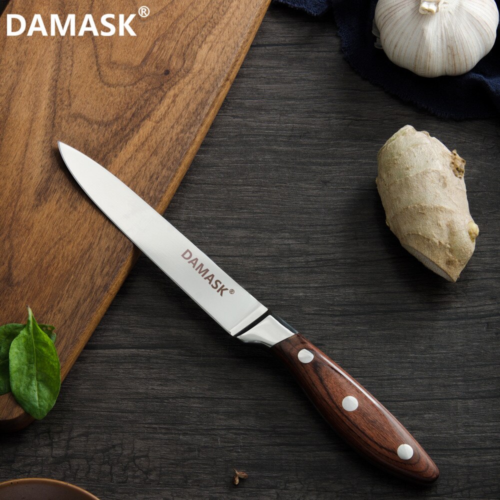 Damask japansk kjøkkenkniver sett kokkekniv frukt grønnsaker kjøtt sushi cleaver restaurant kjøkken matlagingsverktøy