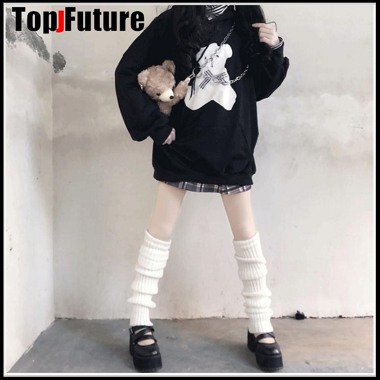 70cm over knæjapanske jk uniform nattestil koreansk lolita piger 's lange sokker piger hæve sokker fodopvarmning dække