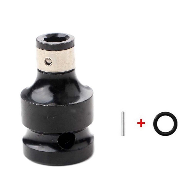 1/2 Inch Vierkante Tot 1/4 Inch Hex Ratel Dopsleutel Socket Adapter Spanner Set Drive Chuck Converter Impact Tool: D