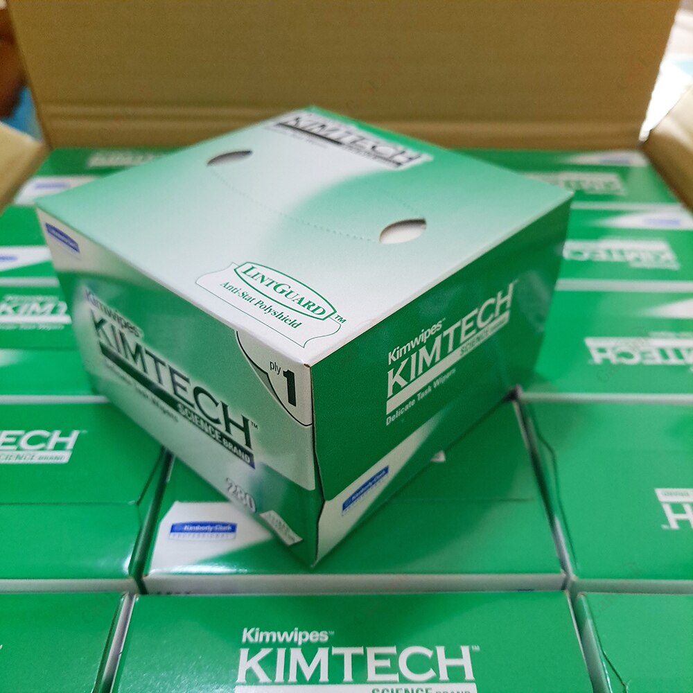 KIMTECH – lingettes en papier de nettoyage pour fibres optiques, 280 pièces, importé des états-unis, prix