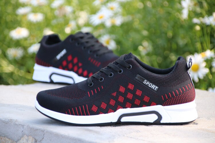 Ademende Casual Schoenen Mannen Beweging Tij Schoenen Studenten Stencil Schoenen Wilde Sneakers Mannen Sportschoenen Canvas