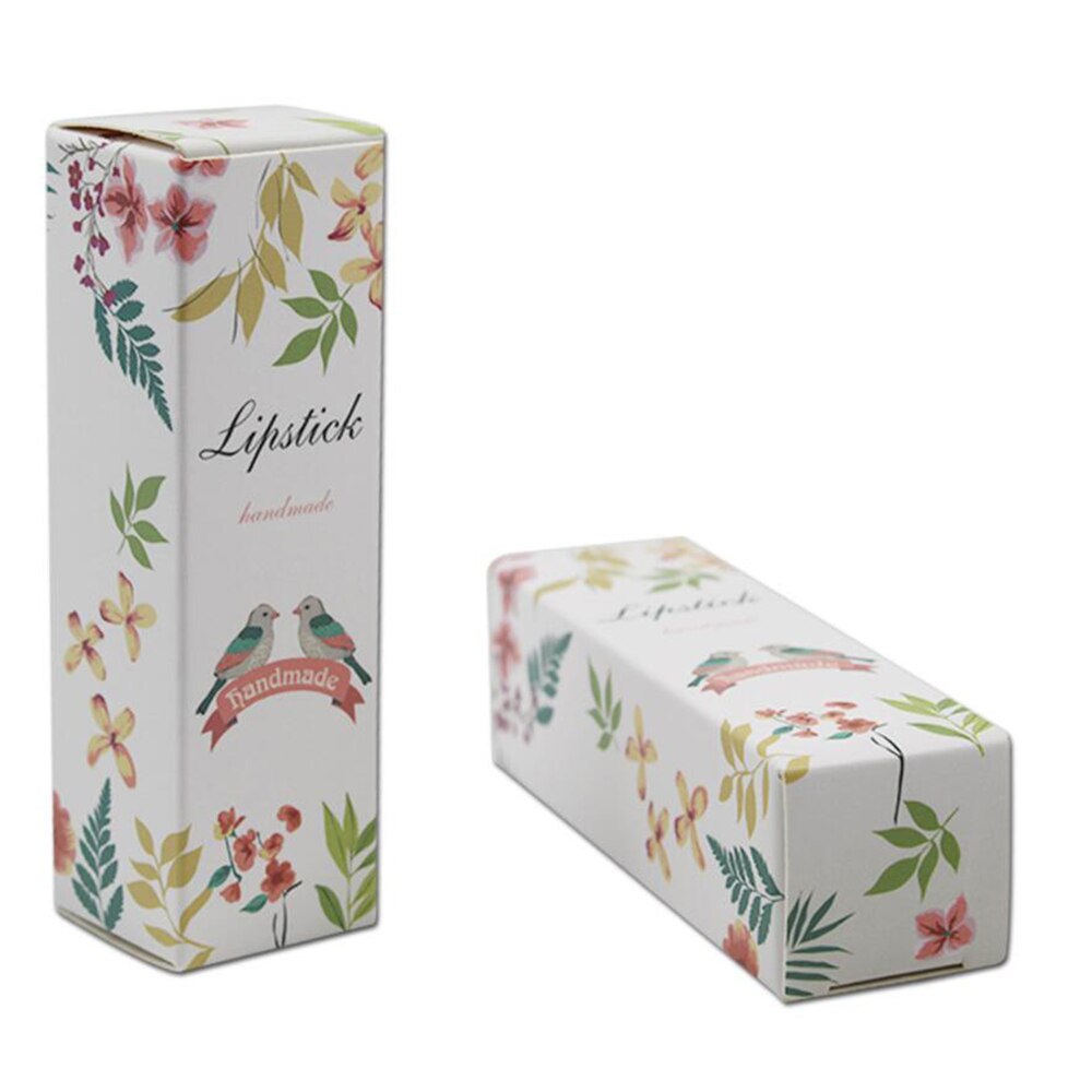20 stk papirkasse til læbestift parfume æterisk olieflaske indpakningsboks bryllupsfest lille emballage kosmetiske emballagekasser: C / 20 stk