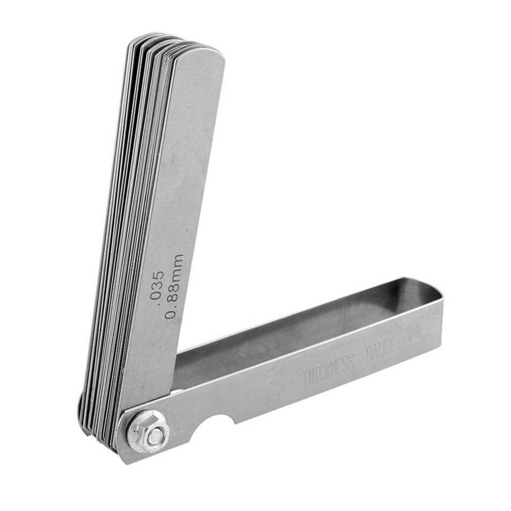 32 Blades 0.04-0.88Mm Dikte Combinatie Voelermaat Roestvrij Staal Verwijderbare Metric Imperial Gapped Filler Meetinstrument