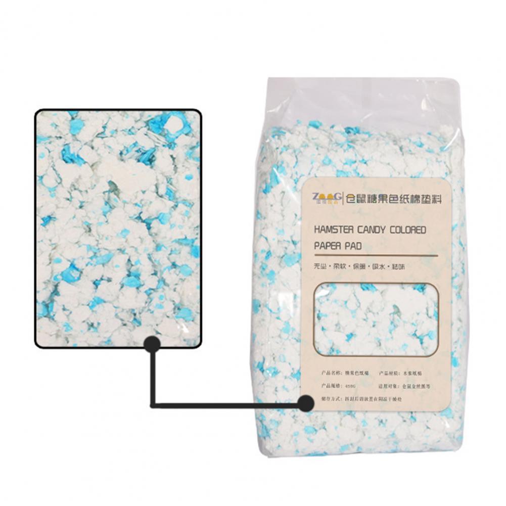 Baumwolle Füllstoff Funktionale Hamster Süssigkeit Farbige Papier Pad Ultraleicht niedrig-staub Papier: Himmel Blau