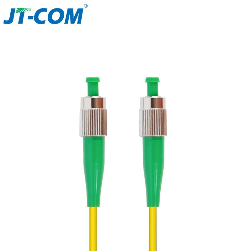 Cable de parche de fibra óptica SC/FC/ST/LC, Cable de parche de fibra de Interior de núcleo único, modo único, SC UPC: FC APC-FC APC 3m