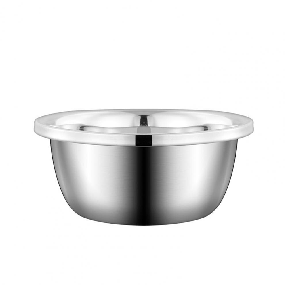 Kitchen Basin Waterproof Heavy Duty Stainless Steel Kitchen Stainless Steel Basin for Egg Soup Food Pots: 4