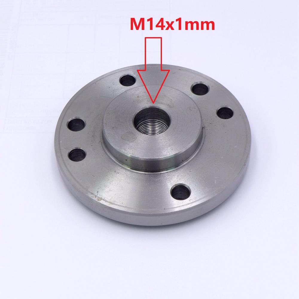 M14x1mm M14 Spindle Thread chuck Flange Back Plate base plate Adapter Plate for K72-100 chuck