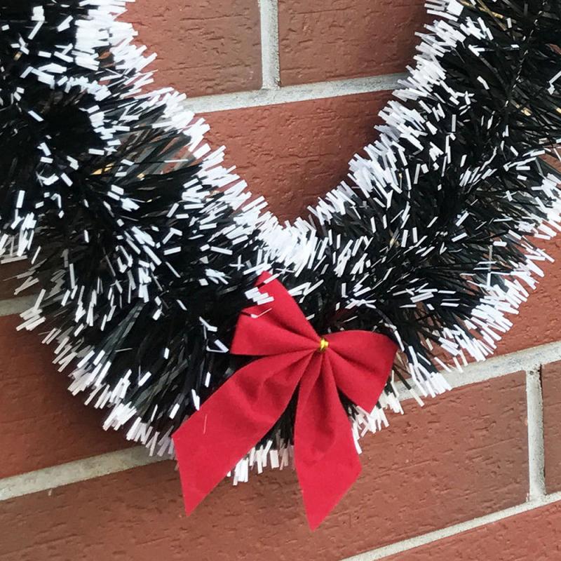 2M Christmas Garland Wall Door Restaurant Bar Kitchen Tops Ribbon Garland Christmas Ornaments Year Decoration