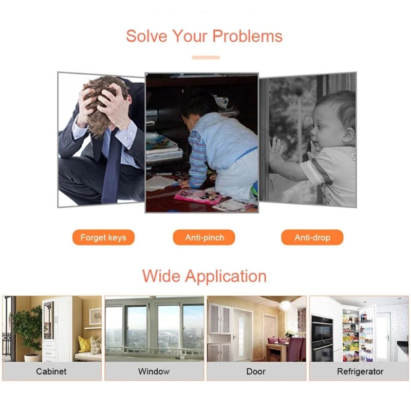 HX5D Baby Safety Lock Kids Prevent Children Falling Window Restrictor Infant Security Coded Lock Door Drawer Cabinet Code Locks