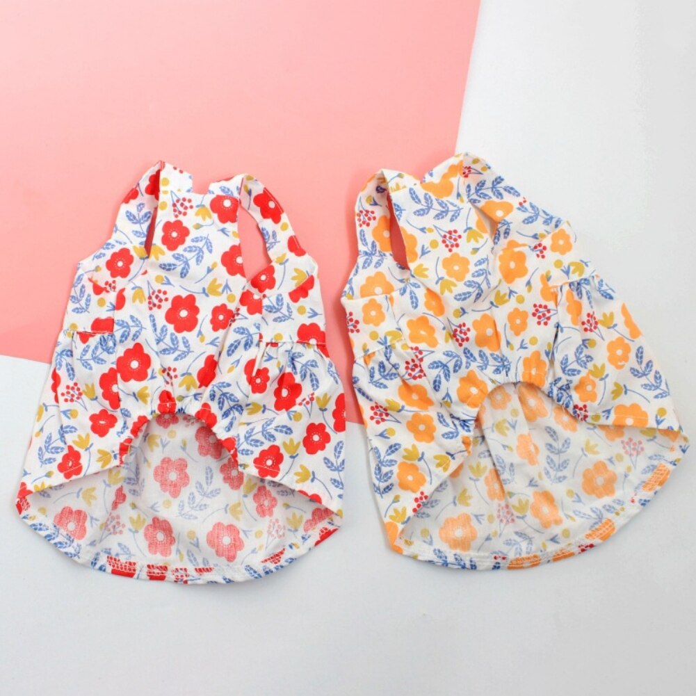 Ropa de verano para mascotas, vestido Floral para perros, falda de princesa para perros, vestidos de boda para perros, ropa York para perros, faldas, vestido para mascotas