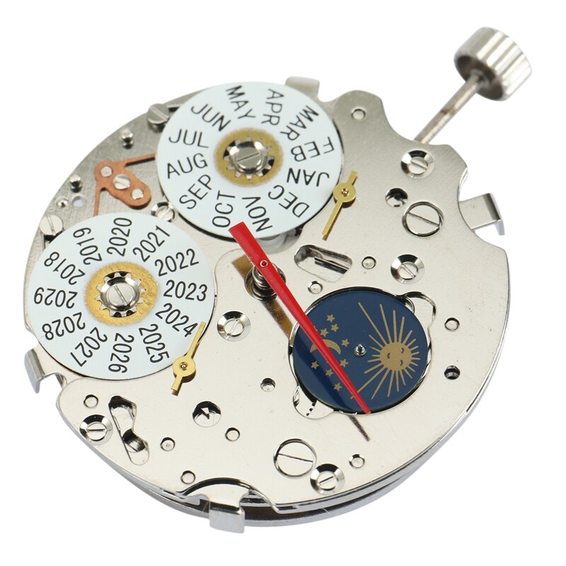 ! Seagull multifonctionnel ST1655, Phase de lune, jour, Date, mouvement mécanique automatique