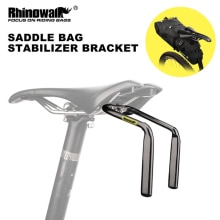 Rhinowalk Bike Zadel Stabilisator Beugel Met Rubber Pads Mtb Bike Ondersteuning Bracket Rear Rack Bag Bagage Rack Fiets Accessoires