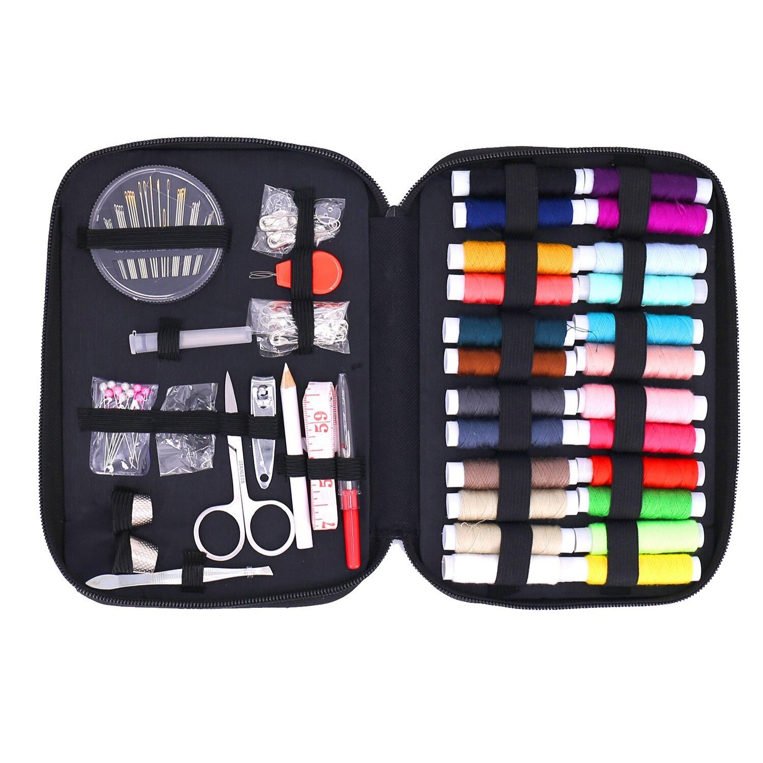 90 sets of multi-function sewing thread sewing thread stitch tool kit fabric button craft scissors travel sewing kit: Default Title