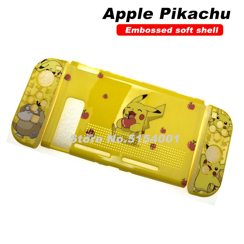 Protective Case Shell for Nintend Switch Back Cover for Nitendo Switch 5 color: Yellow pikaqou