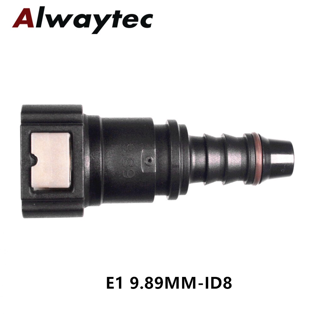 Car styling Universal Fuel Line fitting OE Fuel Line Quick Connector fit for ID8 Nylon tube: E1-5PCS