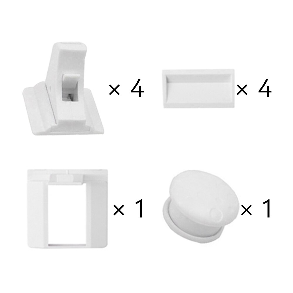 ETUUD Magnetic Safety Cupboard Lock for Baby Child Pet, Proof Drawer Latch Cabinet Door Security Locks For Children, Invisible: 4 Locks 1 Key